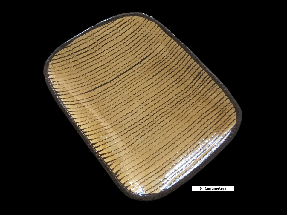 Picture 2: Modern reproduction of Staffordshire Slipware from the Williamsburg Pottery.