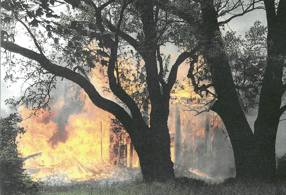 Fire Consumes Mount Air on May 19, 1992.