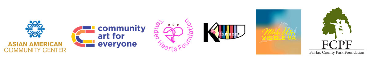 Asian American Community Center, Community Art for Everyone (CAFÉ), Tender Hearts Foundation, k-harmony