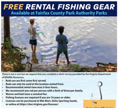 Fishing Gear Rental flyer