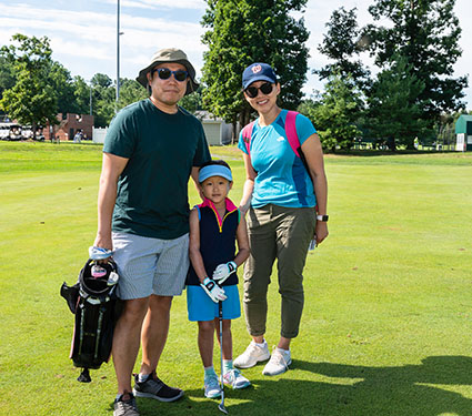 family golf month