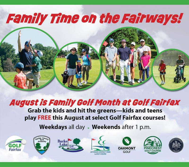 family golf month