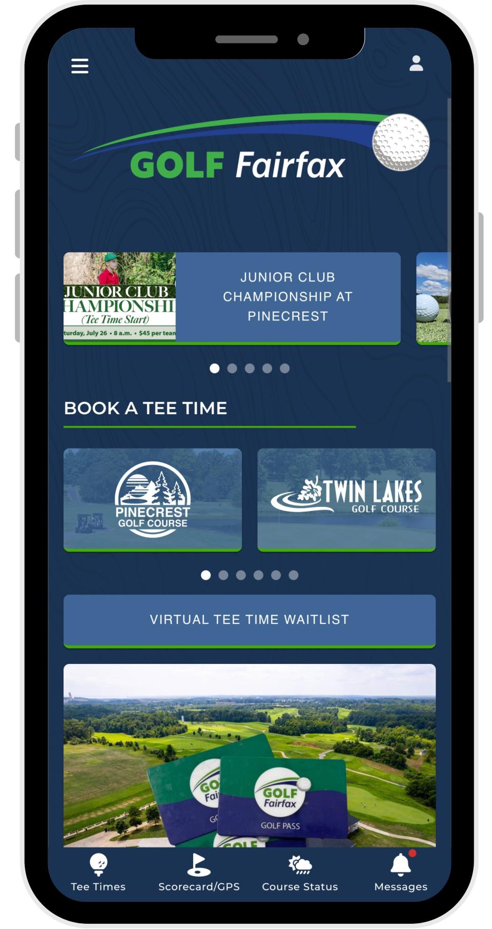 golf fairfax mobile app
