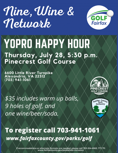 YOPRO Nine, Wine & Network flyer