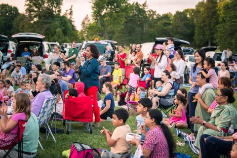 outdoor crowd