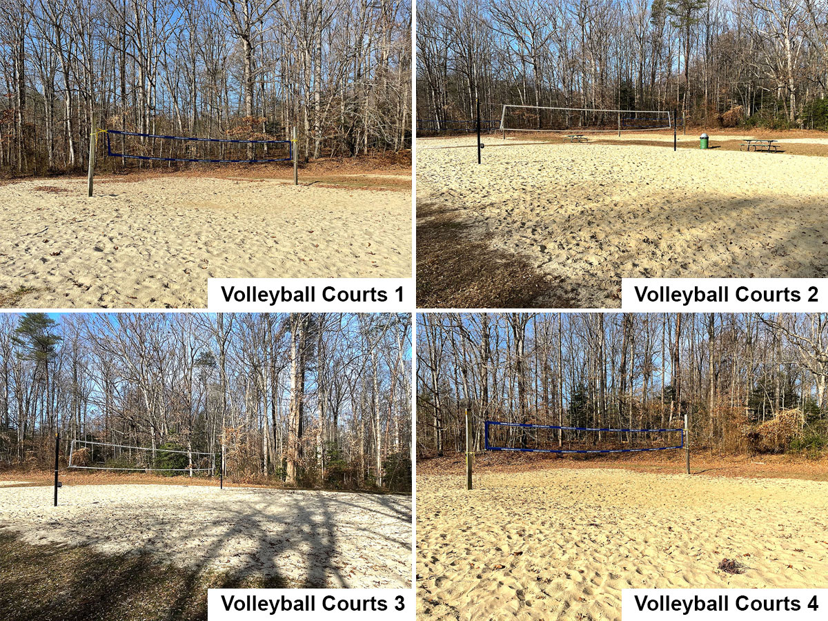 Burke Lake Volleyball Courts 1-4