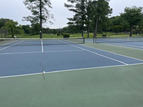 tennis courts
