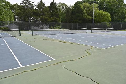 tennis courts