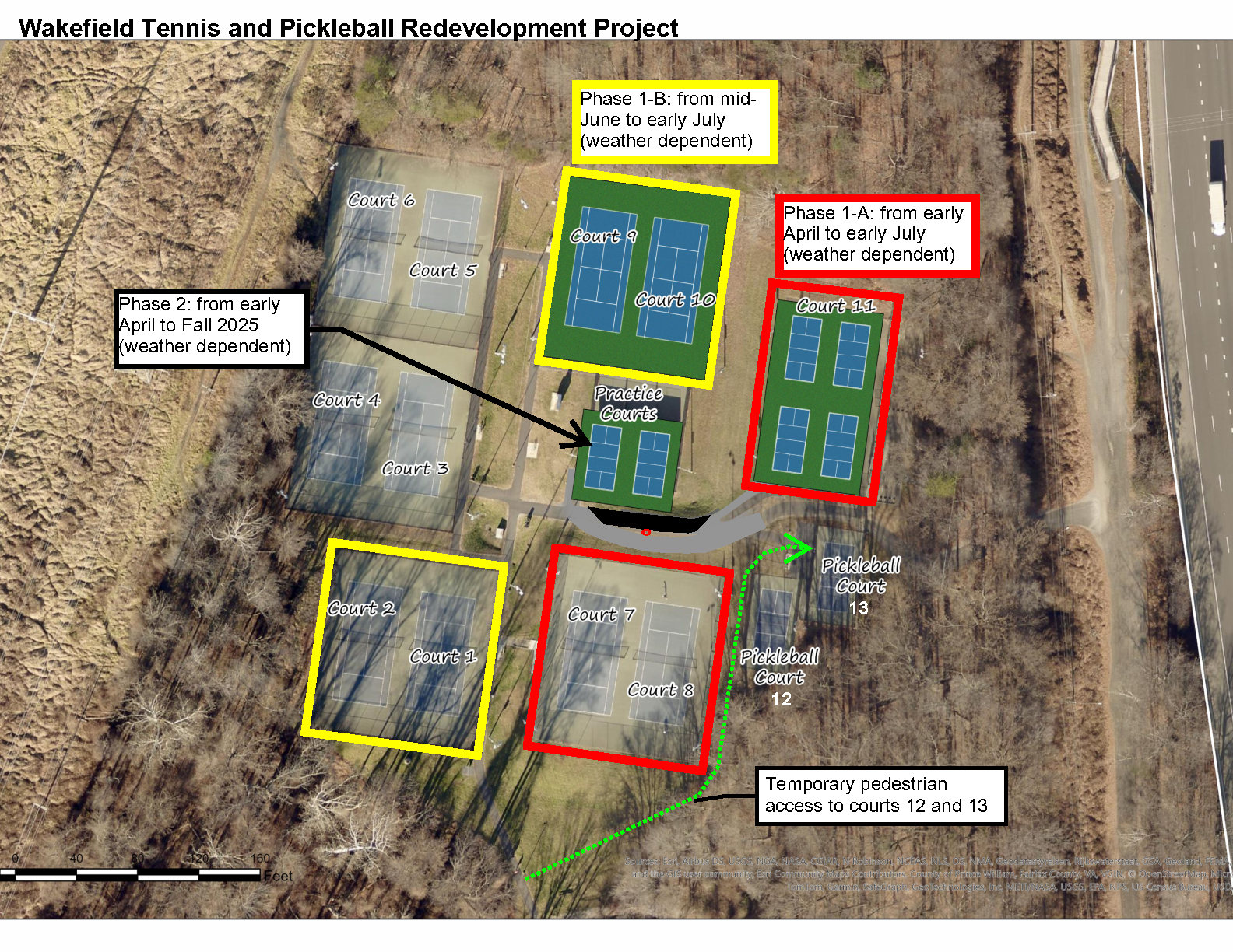 Fairfax County Park Authority To Begin Tennis and Pickleball Court