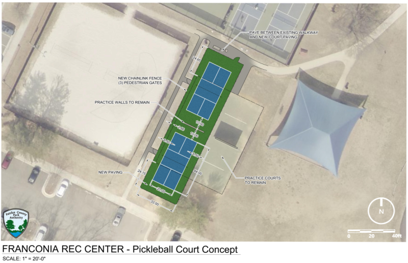 Franconia court improvements