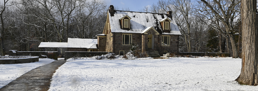 image of snow on Ellanor C. Lawrence Park