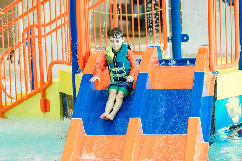 Sensory Friendly Time at Cub Run Rec Center Leisure Pool