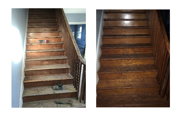 Stempson House Before and After Photo