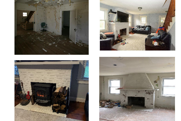 Stempson House Before and After Photo
