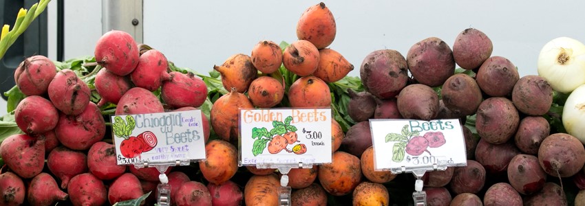 beets at the Kingstowne Farmers Market