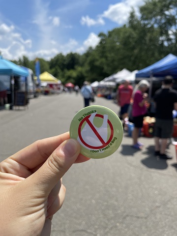 Plastic free pin