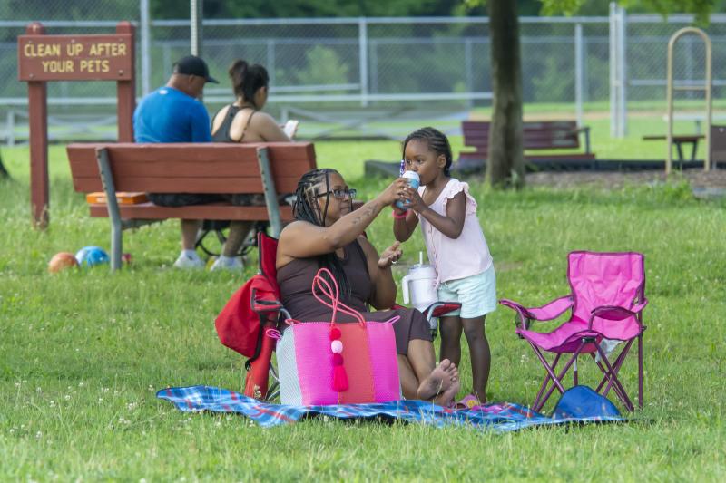 image of mother and child at a park