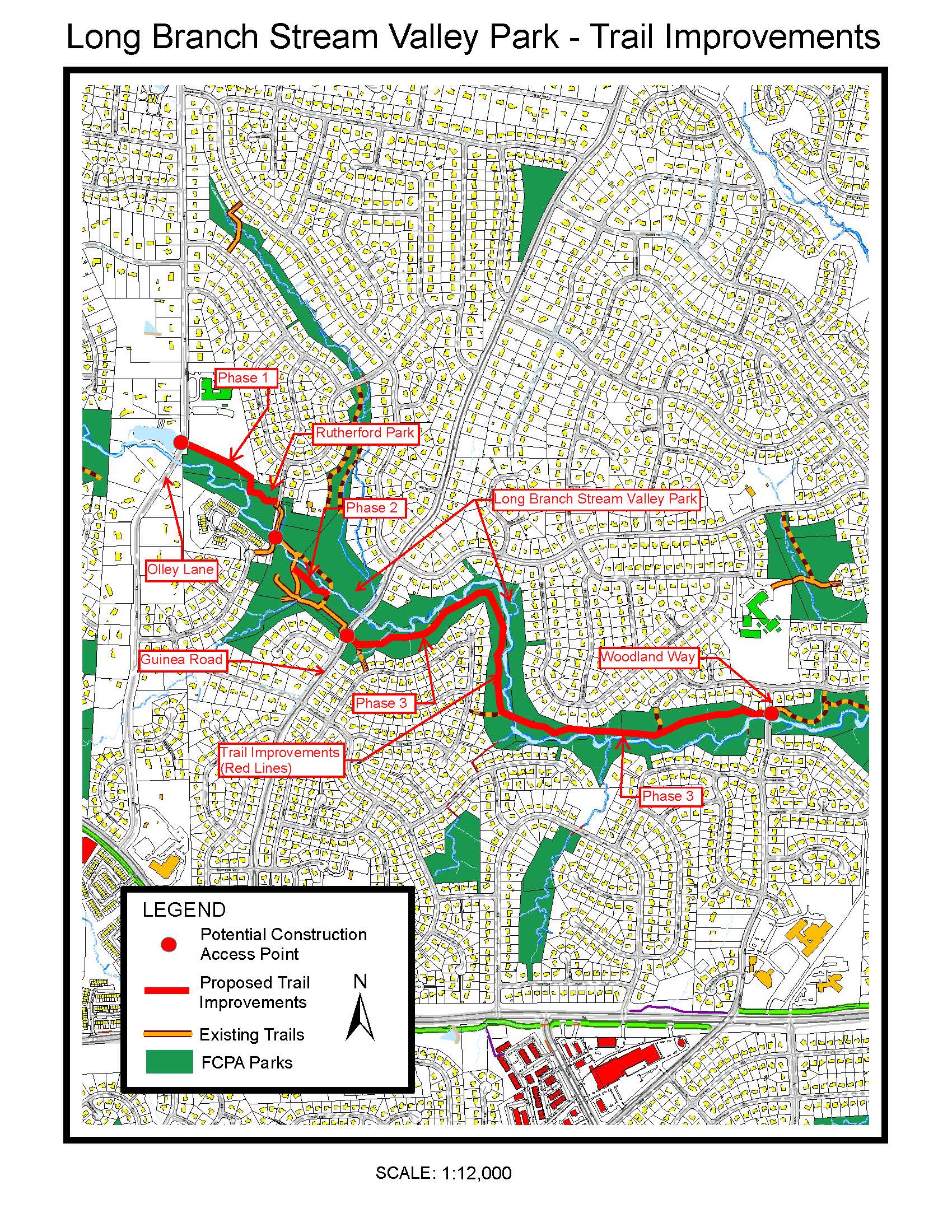 Trail Improvements Slated for Long Branch Stream Valley Park.