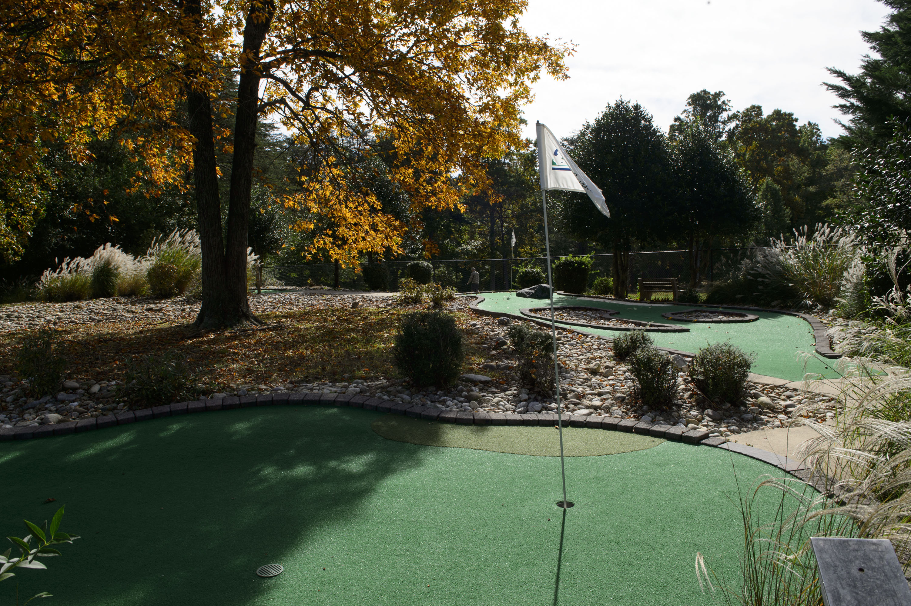Burke Lake Park's mini-golf course.