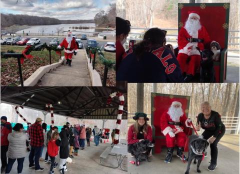 Santa at Lake Accotink