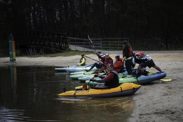 image of people in their kayaks