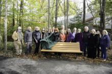 Park Bench Dedication Held for Former Park Director