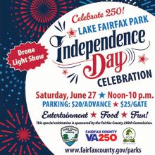 Fairfax County To Light the Sky With First-Ever Drone Light Show for America’s 250th at Lake Fairfax