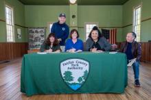Schoolhouse signing Schoolhouse signing