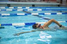 person swimming