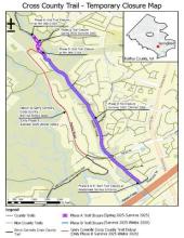 Cross County Trail closure