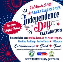 lake fairfax 250th celebration flyer