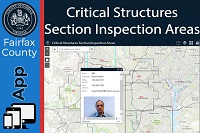 Critical Structures Inspections Area map section