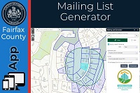 Mailing List Generator map section