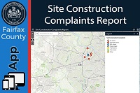 Site Construction Complaints Report map section