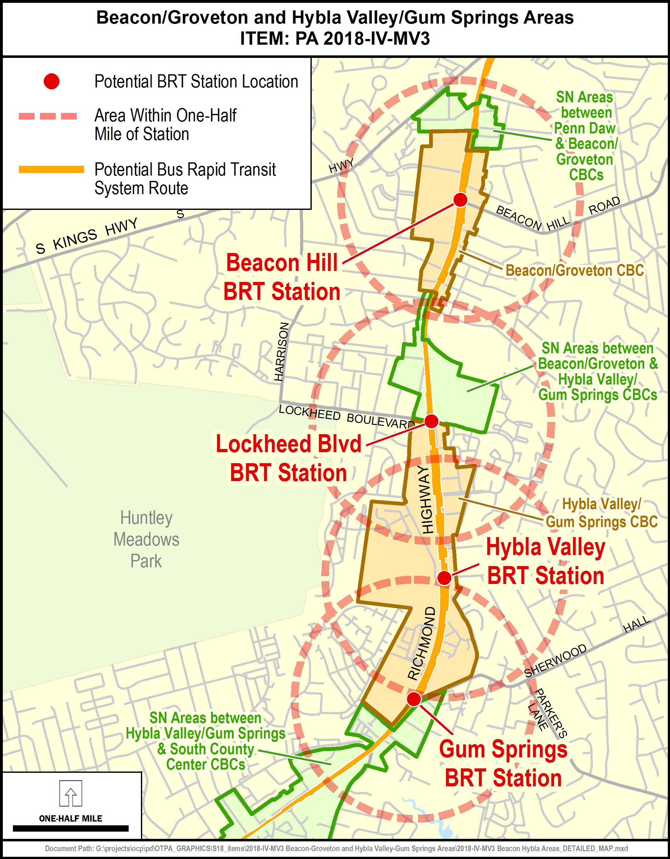 Plan Amendment 2018IVMV3 Planning Development