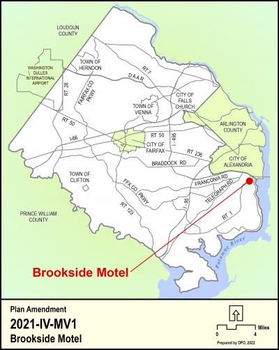 Brookside Motel Dot Map