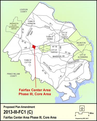 Fairfax Center Area Phase III Map
