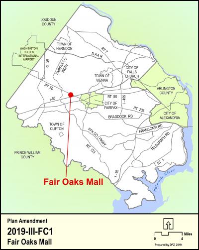 Fair Oaks Mall Location Map