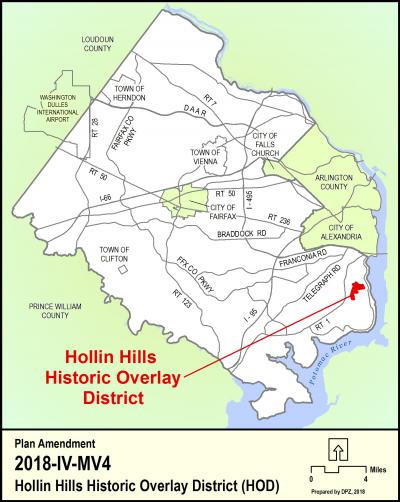 Hollin Hills Historic Overlay Location
