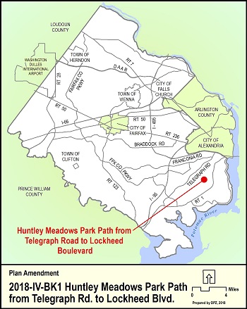Huntley Meadows Park Path Location