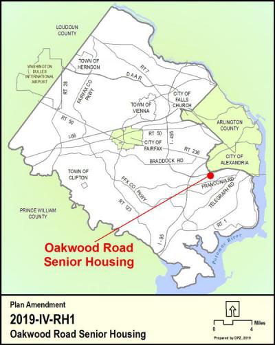 Oakwood Road Senior Housing Location Map
