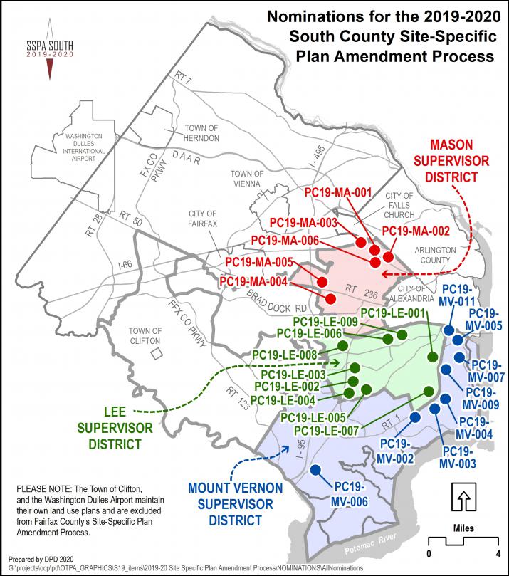 2019-2020 South County SSPA Nominations Map