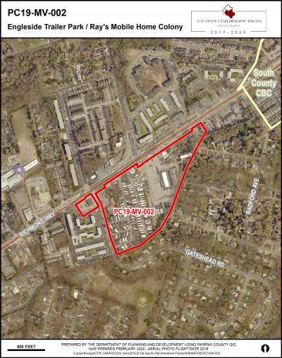 Engleside Trailer Park/Ray's Mobile Home Colony Map