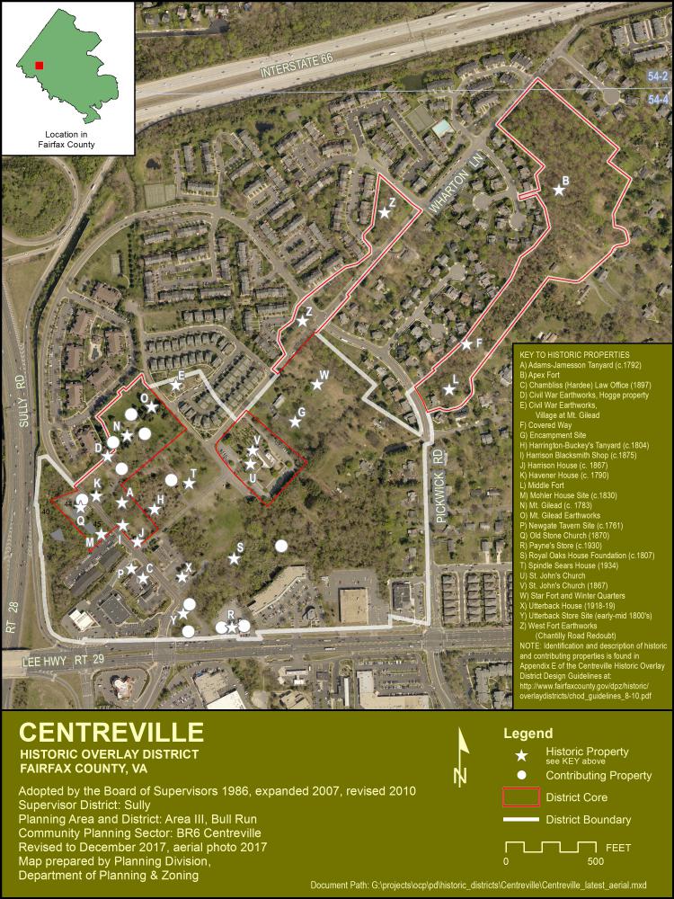 Centreville Historic Overlay District  Planning Development