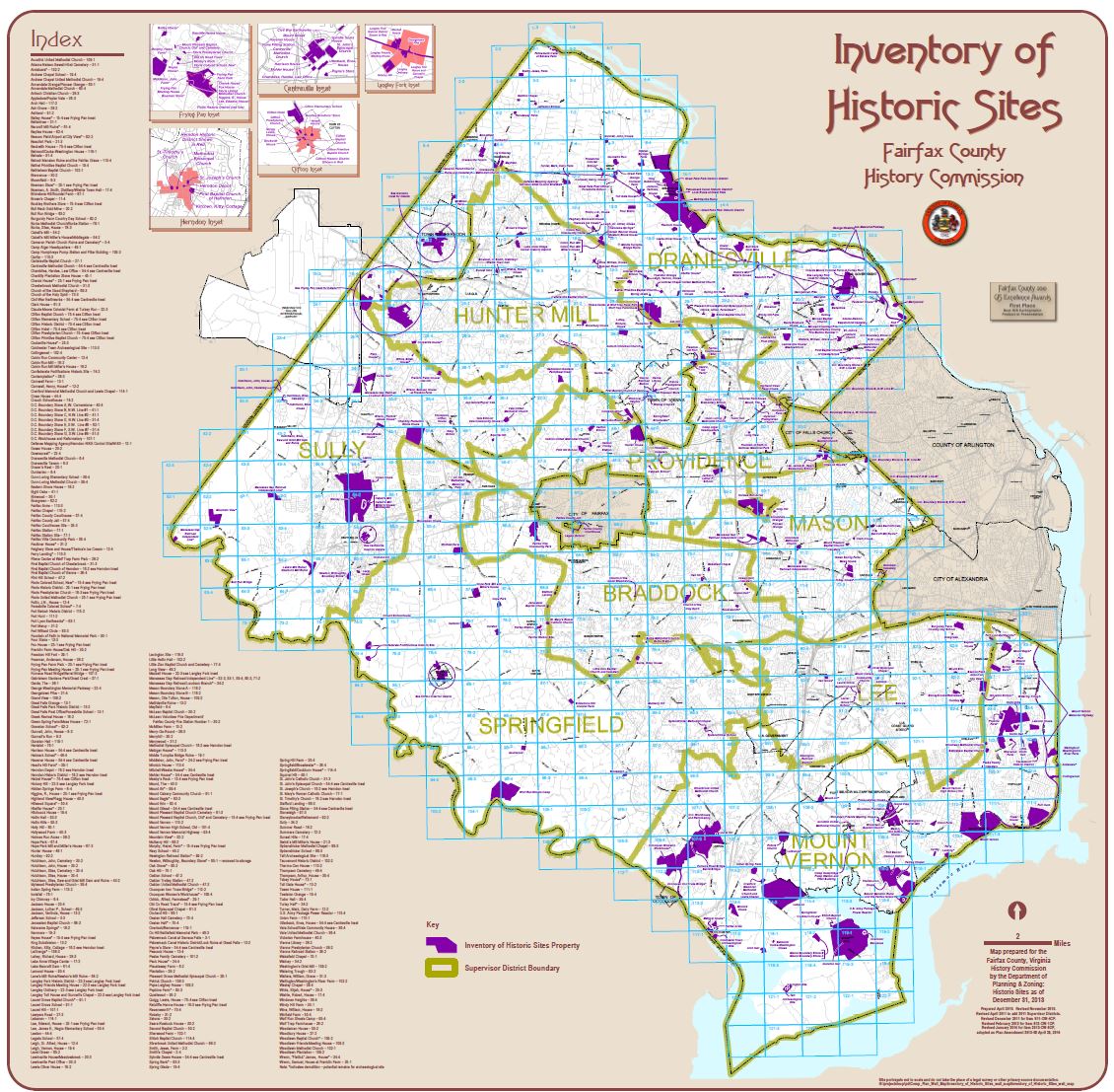 map of fairfax county va The Fairfax County Inventory Of Historic Sites Planning Development map of fairfax county va