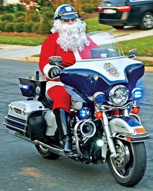 Santa On Harley