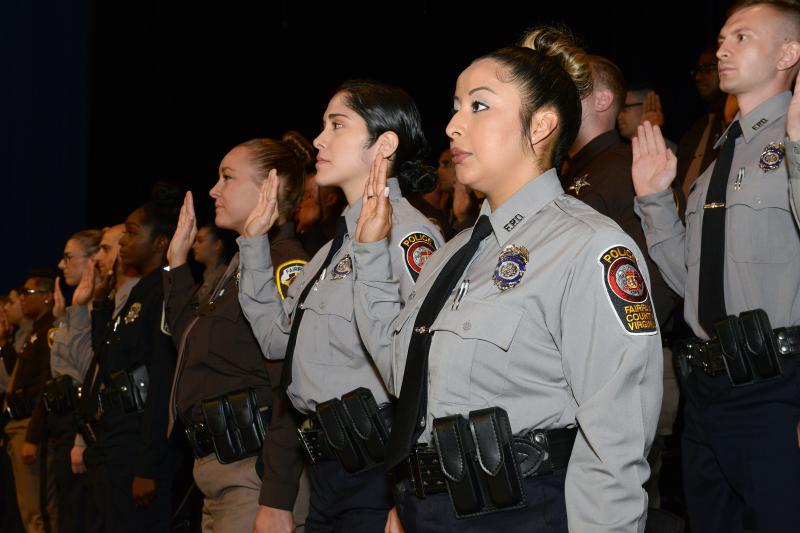 group of graduating recruits