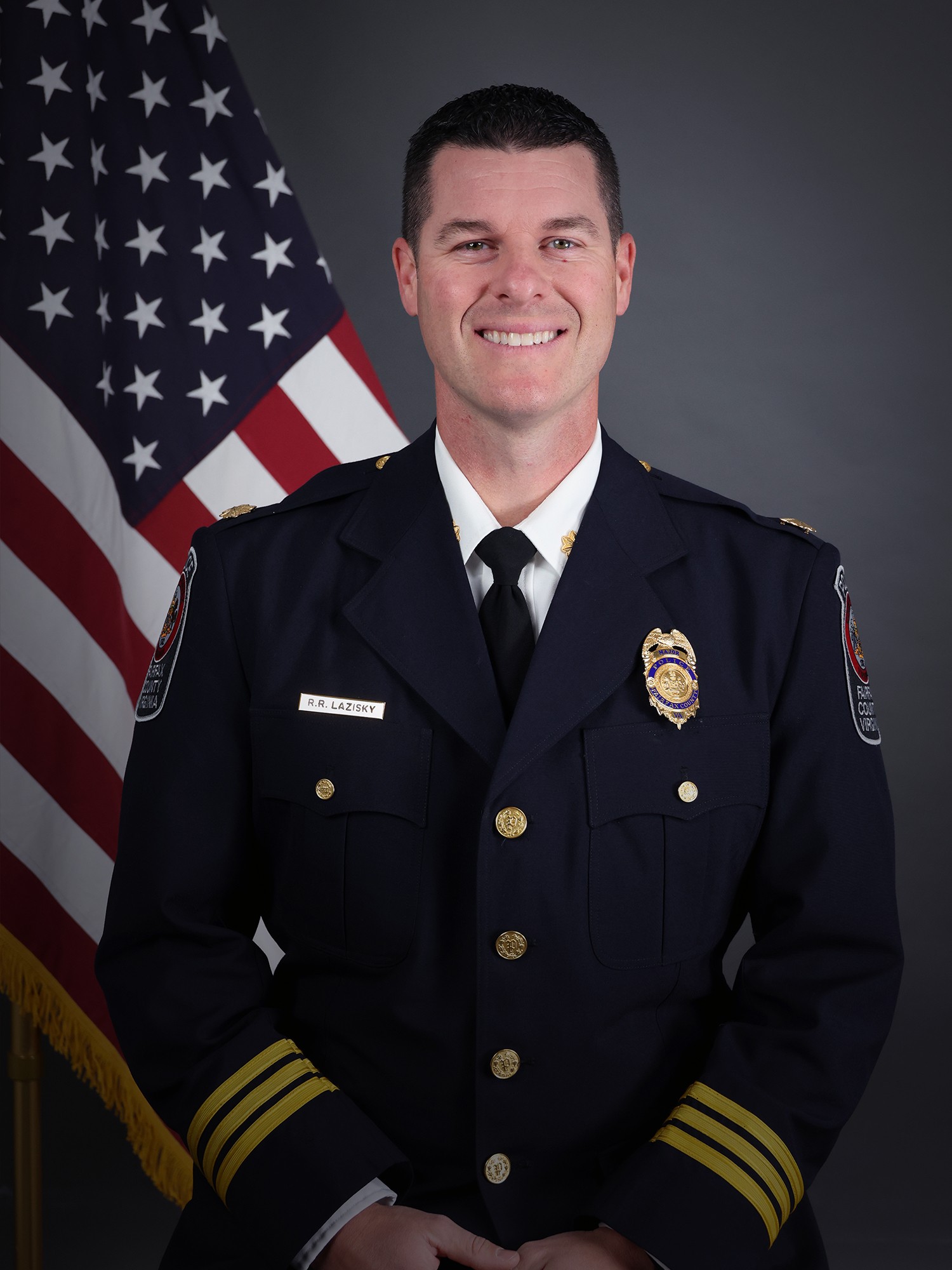 Portrait of Major Ryan Lazisky