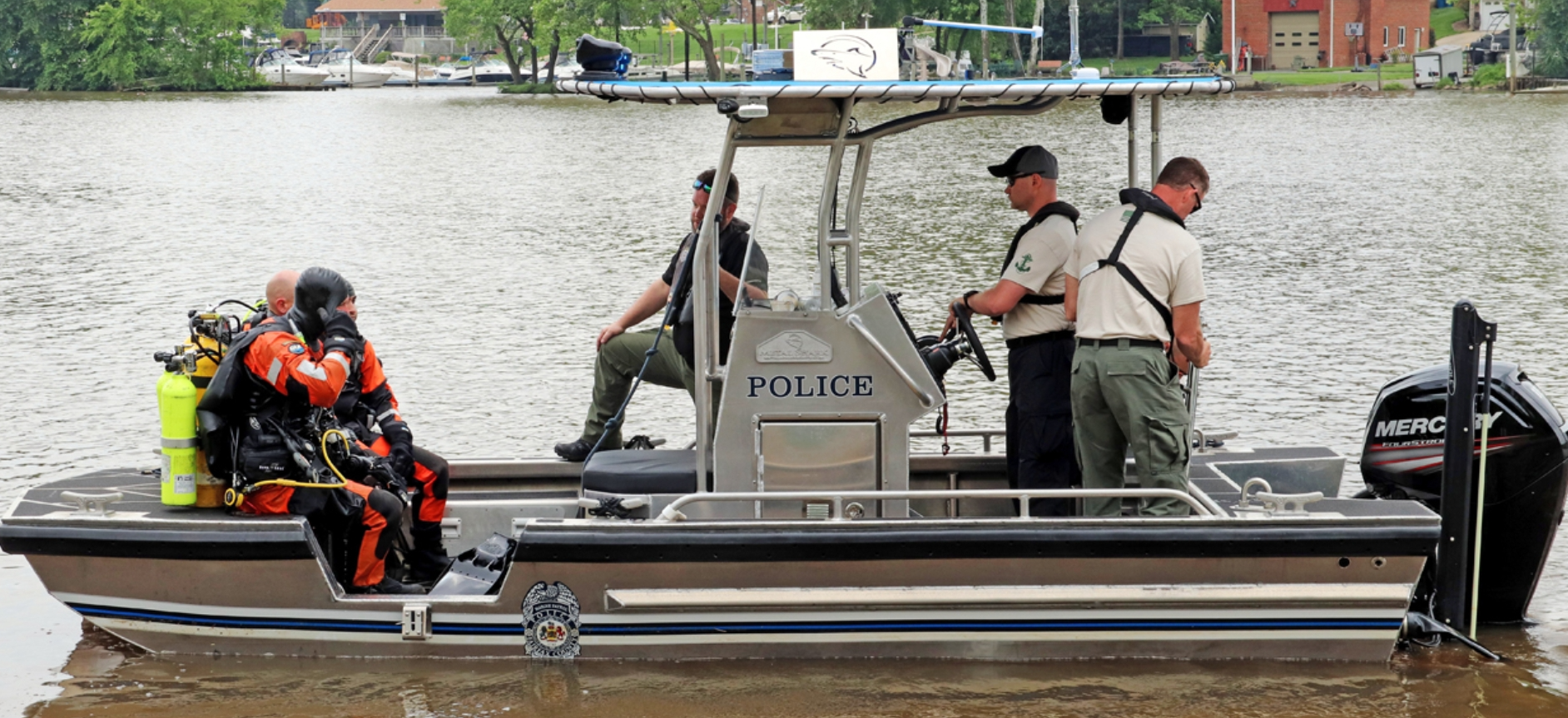 Marine Patrol Unit vessel on the water