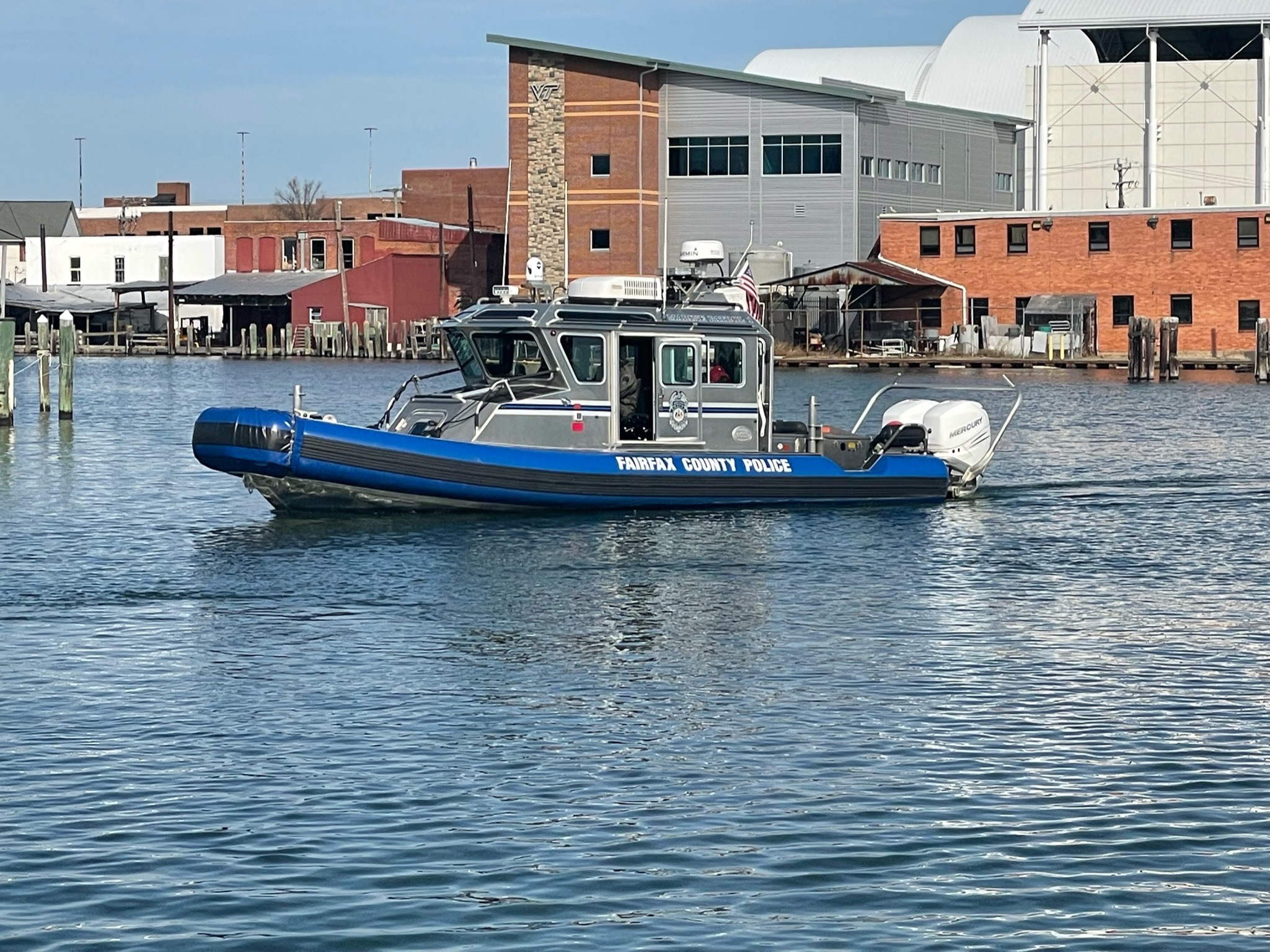 Marine Patrol Unit officers on patrol